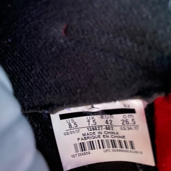 Jordan 5 Red Suede - Picture 7 of 8